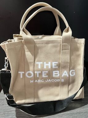 The Canvas Tote Bag. Beige, Size Medium/large